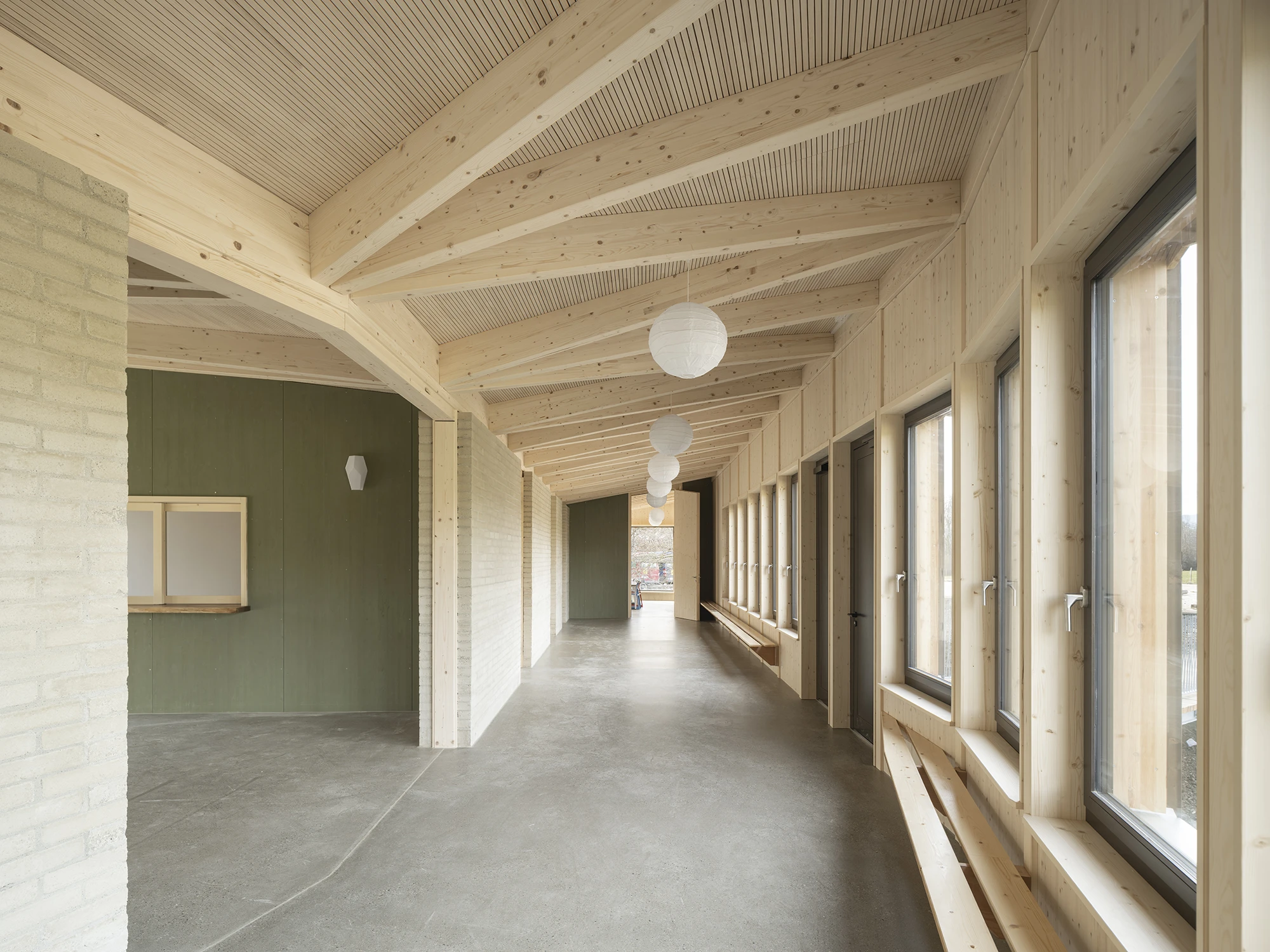 Ideale Raumakustik im Flurbereich der Rudolf-Steiner-Schule
